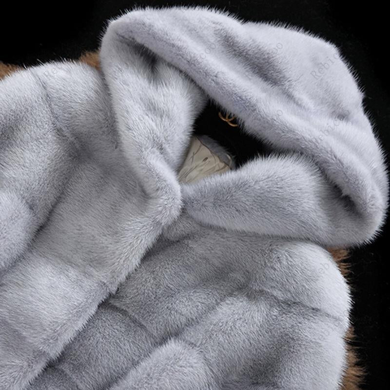 Autumn Winter Faux Fur Coat